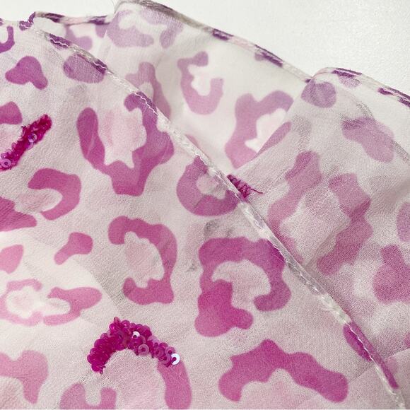 ROCOCO SAND Rainbow Leopard Sequin Button Down Sleeveless Maxi Dress - Picture 10 of 10